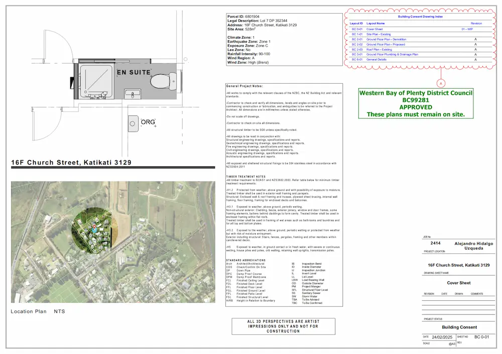 Approved building consent – Katikati, Bay of Plenty